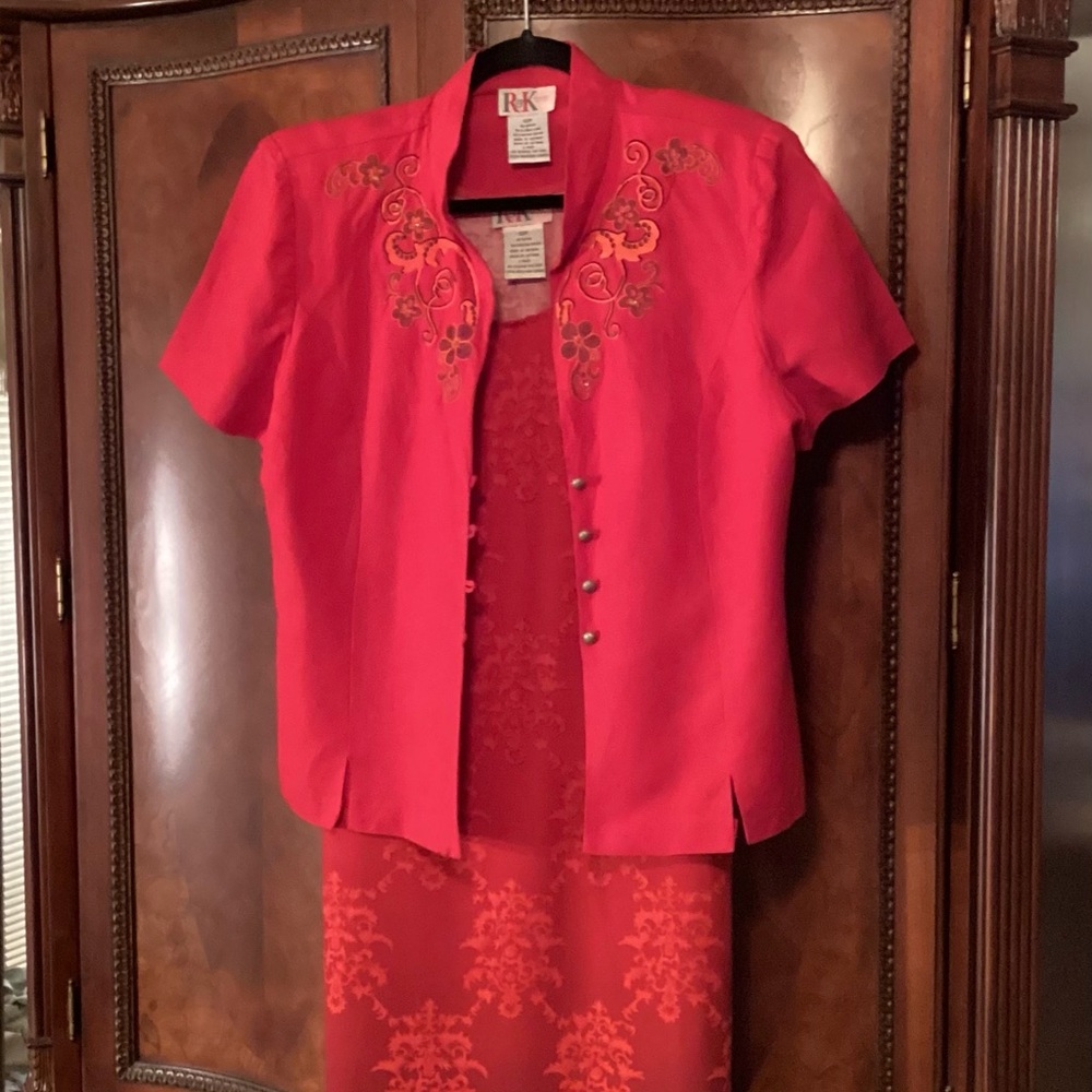 Jacketed Maxi dress.   Size 12P